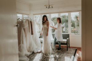 A glimpse behind the scenes of Harriett Falvey's latest collection